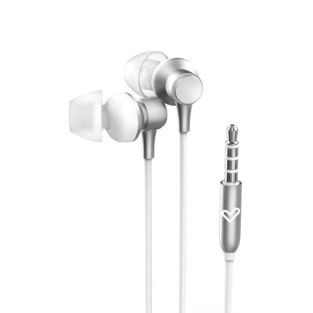 Auriculares energy sistem metallized jack 3.5mm blanco