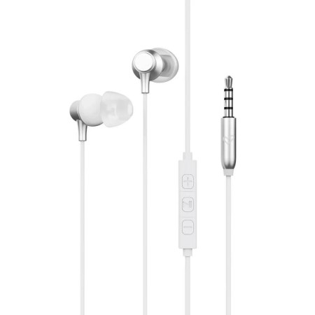 Auriculares energy sistem metallized jack 3.5mm blanco