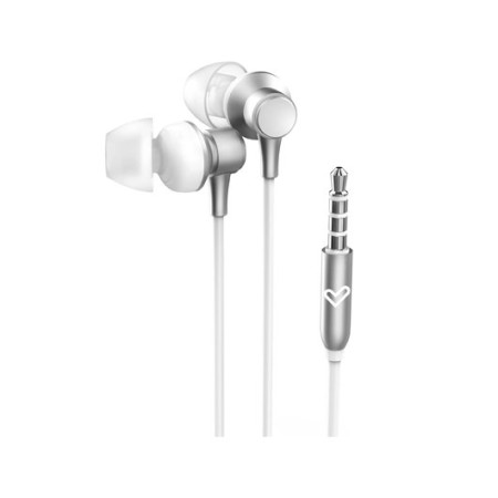 Auriculares energy sistem metallized jack 3.5mm blanco