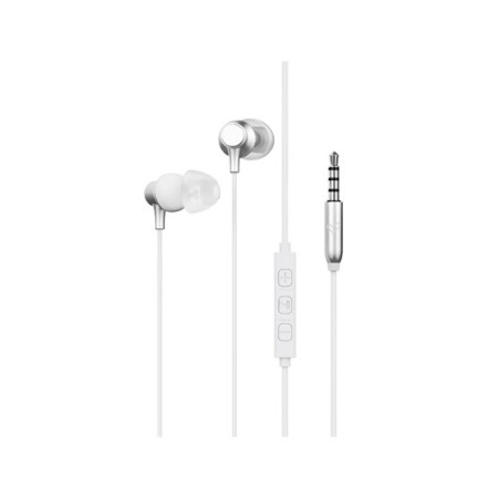 Auriculares energy sistem metallized jack 3.5mm blanco