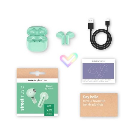 Auriculares energy sistem streetmusic inalambrico menta
