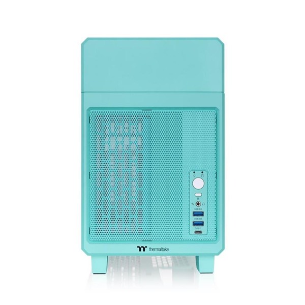 Caja ordenador gaming thermaltake tr100 matx azul