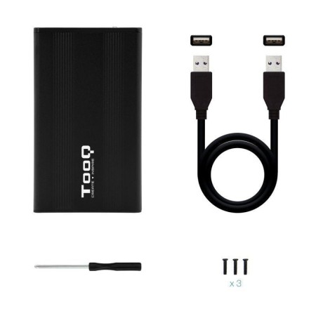 Caja Externa para Disco Duro de 2.5″ TooQ TQE-2510B/ USB 2.0