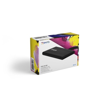 Caja Externa para Disco Duro de 2.5″ TooQ TQE-2510B/ USB 2.0