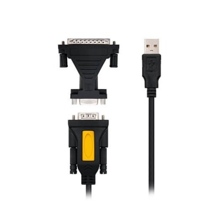 Cable Conversor impresora Nanocable 10.03.0002/ USB Macho - DB9 Macho/ DB25 Macho