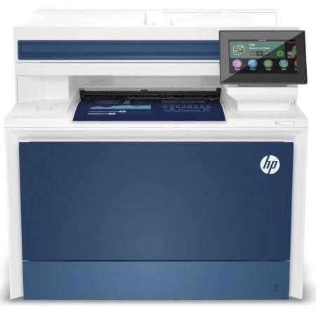 Multifunción Láser Color HP LaserJet Pro 4302fdw/ WiFi/ Fax/ Dúplex/ ADF/ Blanca y Azul