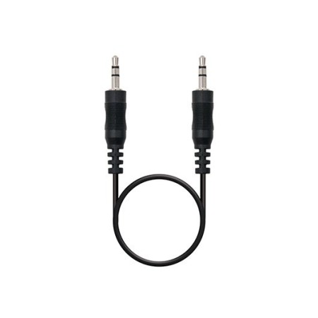 Cable Estéreo Nanocable 10.24.0103/ Jack 3.5 Macho - Jack 3.5 Macho/ 3m/ Negro