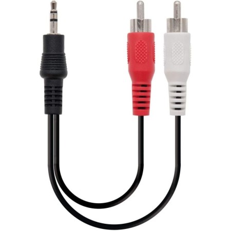 Nanocable Cable Audio Estereo 3.5/M-2xRCA/M, 10 m