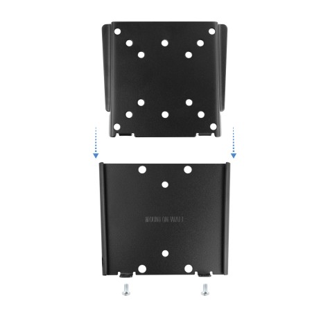 Soporte pared tv lp1023f - b 13 pulgadas - 27 pulgadas carga maxima 30kg negro