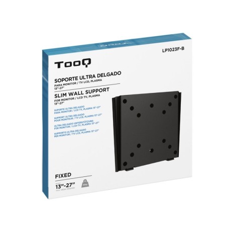 Soporte pared tv lp1023f - b 13 pulgadas - 27 pulgadas carga maxima 30kg negro