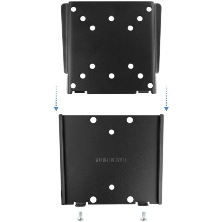 Soporte pared tv lp1023f - b 13 pulgadas - 27 pulgadas carga maxima 30kg negro