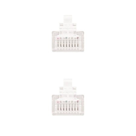 Cable de Red RJ45 UTP Nanocable 10.20.0101-W Cat.5e/ 1m/ Blanco