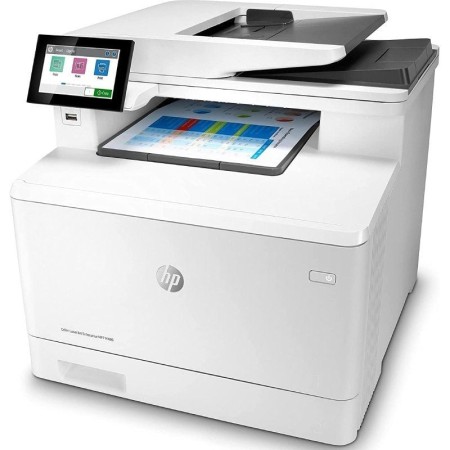 Multifunción Láser Color HP LaserJet Enterprise MFP M480F/ Fax/ Dúplex/ ADF/ Blanca