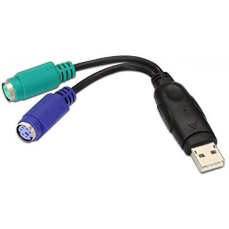 Conversor PS/2 Nanocable 10.03.0101/ 2x PS/2 Hembra - USB Macho