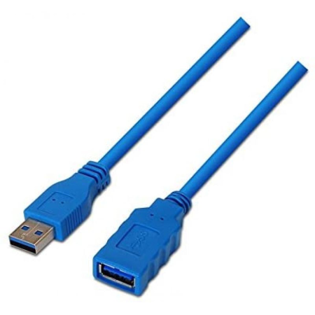 Nanocable Cable USB 3.0, A/M-A/H, Azul, 1 m