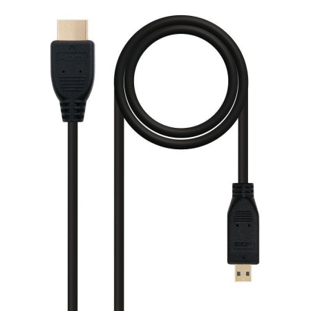 Cable micro hdmi tipo d a hdmi tipo a nanocable 1.8m negro 1.8m - macho a macho - alta velocidad - negro