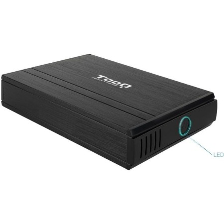 Caja Externa para Disco Duro de 3.5″ TooQ TQE-3520B/ USB 2.0