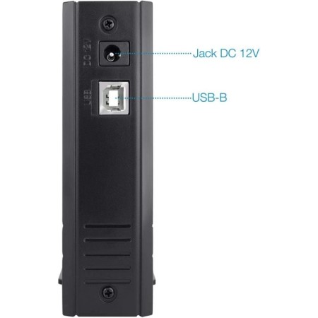 Caja Externa para Disco Duro de 3.5″ TooQ TQE-3520B/ USB 2.0