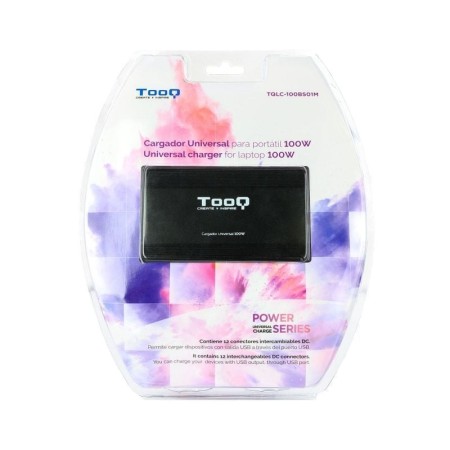 Tooq Cargador portátil 100W 3en1 12 conectores