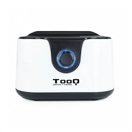 Docking station tooq hd 2.5 - 3.5 pulgadas sata a usb 3.0 doble bahia - usb 2.0 host - 4200rpm - 7200rpm
