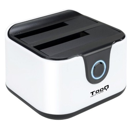 Docking station tooq hd 2.5 - 3.5 pulgadas sata a usb 3.0 doble bahia - usb 2.0 host - 4200rpm - 7200rpm