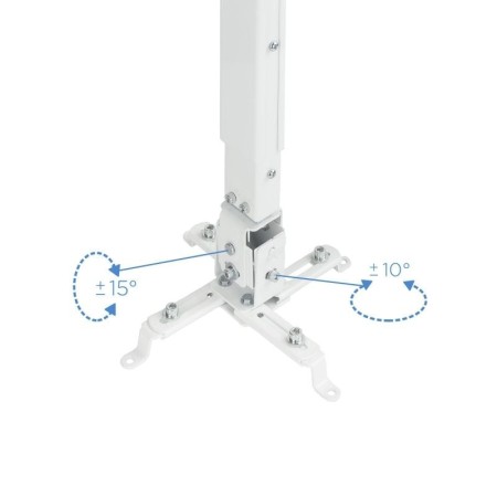 Tooq PJ2012T-W Soporte Proyector Techo Blanco