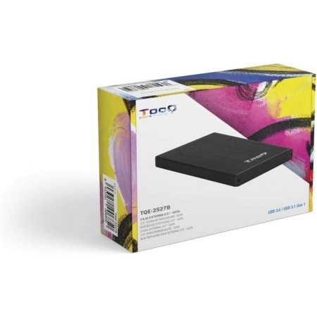 Caja Externa para Disco Duro de 2.5″ TooQ TQE-2527B/ USB 3.1
