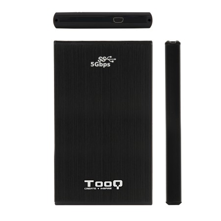 TooQ TQE-2522B caja HD 2.5″ SATA3 USB 3.0 Negra