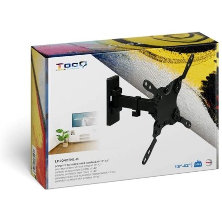 Soporte pared tv tooq lp2042tnl - b negro 13 pulgadas - 42 pulgadas carga maxima 20 kg