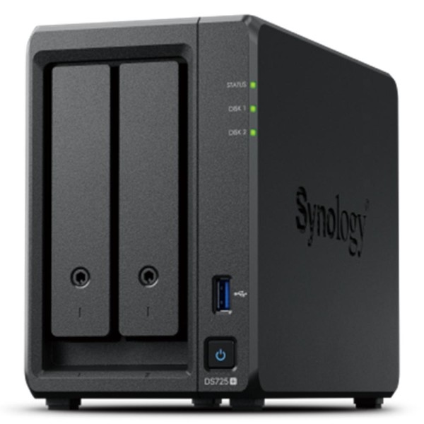 Servidor nas synology disk station ds725 4gb 2 bahias gigabit ethernet