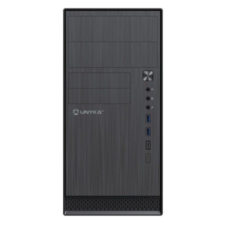 Caja ordenador unykach aero c12 matx negra