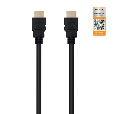 Cable hdmi(a) a hdmi(a) 4k 2m nanocable negro macho - macho - 60hz - 18gbps - v2.0
