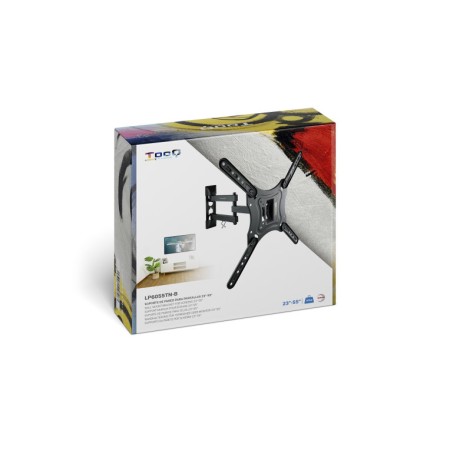 Soporte pared tv tooq lp6055tn - b negro 23 - 55 pulgadas max 30 kg