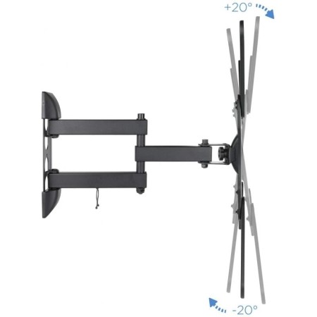 Soporte pared tv tooq lp6055tn - b negro 23 - 55 pulgadas max 30 kg