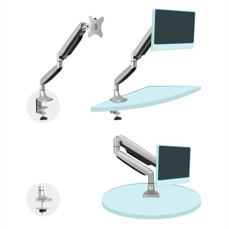 TooQ Soporte mesa incli/gira 1 brazo 13″ a 32″