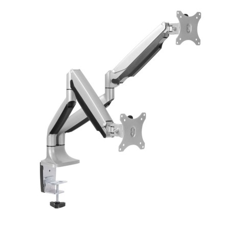 Soporte mesa monitor tooq db3132tnr - s 13 pulgadas - 32 pulgadas 2 brazos carga maxima max 9kg - brazo