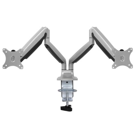 Soporte mesa monitor tooq db3132tnr - s 13 pulgadas - 32 pulgadas 2 brazos carga maxima max 9kg - brazo