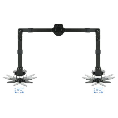 Soporte mesa tooq db1232tn - b 2 pantallas 13 - 32 pulgadas max 8kg por brazo negro
