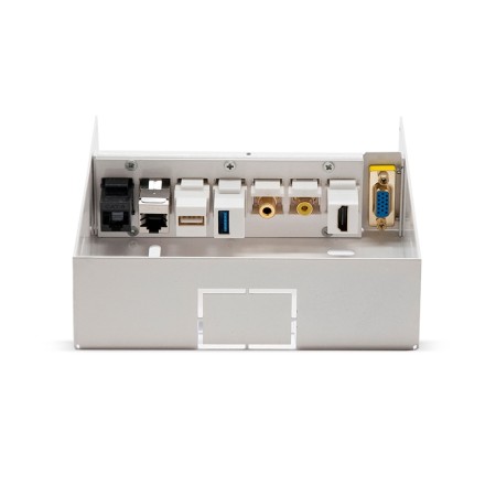 Caja de Conexiones Nanocable 10.35.0003/ VGA - HDMI - Jack 3.5 - RCA - USB 3.0 - USB 2.0 - 2x RJ45