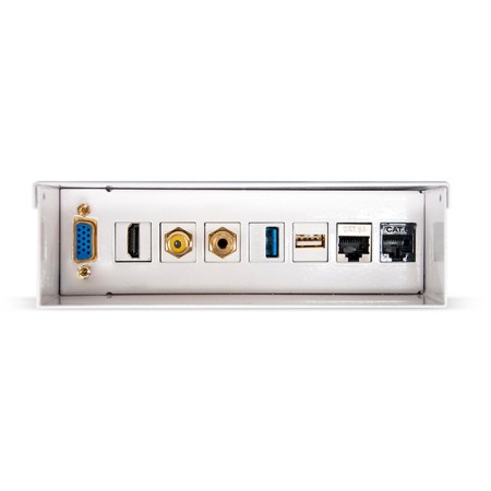 Caja de Conexiones Nanocable 10.35.0003/ VGA - HDMI - Jack 3.5 - RCA - USB 3.0 - USB 2.0 - 2x RJ45