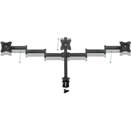 Tooq DB1327TN-B Soporte Monitor Mesa 3Brazos 13-27
