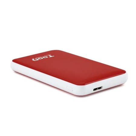 Carcasa disco duro tooq tqe - 2528r 2.5 pulgadas sata3 micro usb roja