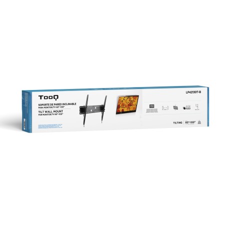 Tooq LP42130T-B soporte tv 60-100″ incli Máx 130Kg