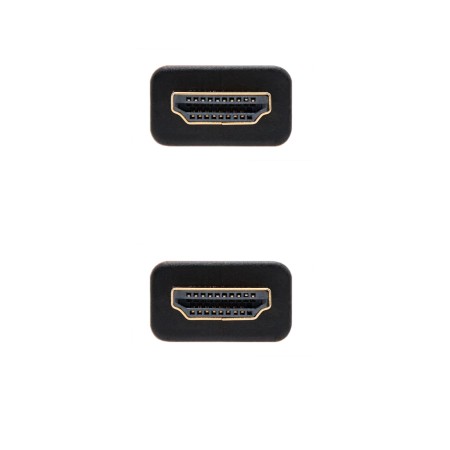 Cable hdmi 2.0 nanocable 4k 0.5m - macho - macho - negro