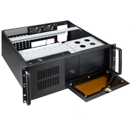 Tooq Caja RACK-406N-USB3 4U 19″ ATX Sin F.A Negro