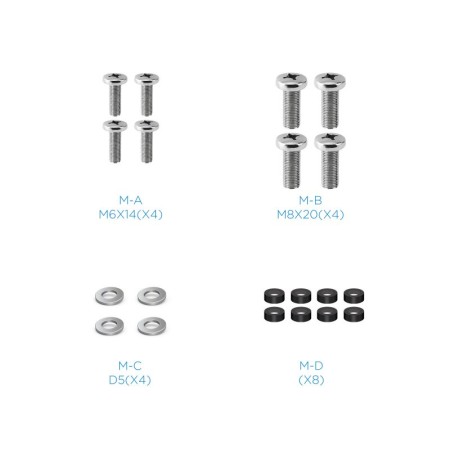 Tooq Adaptador VESA 200x200 para pantallas 23″-42″