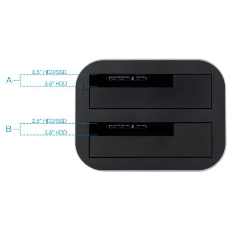 Docking Station para Discos Duros TooQ TQDS-805G