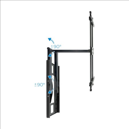 Soporte pared tooq lp4380xl - b 43 pulgadas - 80 pulgadas carga maxima 50kg negro