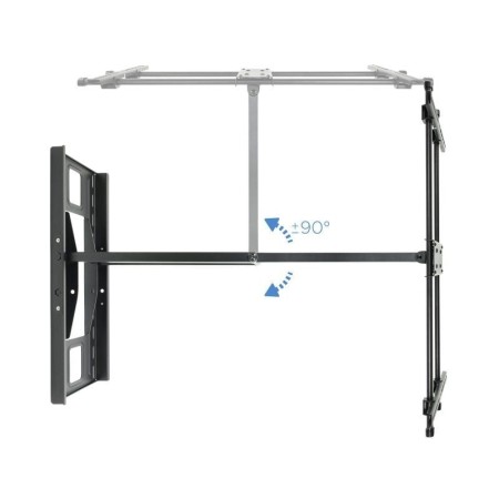Soporte pared tooq lp4380xl - b 43 pulgadas - 80 pulgadas carga maxima 50kg negro