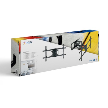Soporte pared tooq lp3790tn - b 37 pulgadas - 90 pulgadas negro